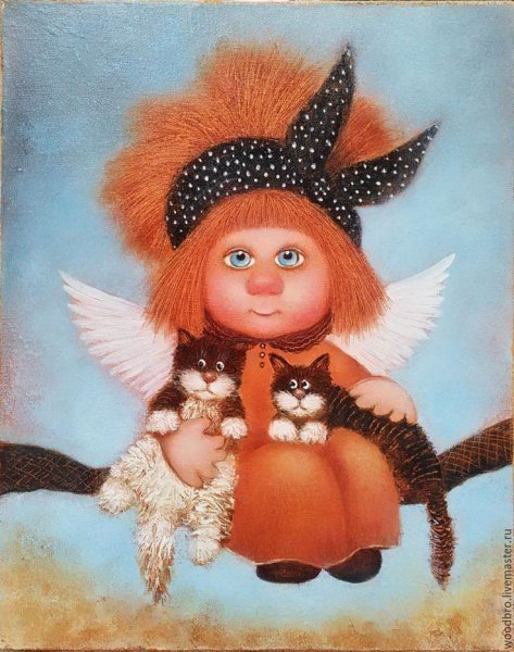 Ангелы Люси чувиляевой с котом