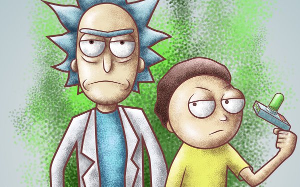 Картина Рика и Морти