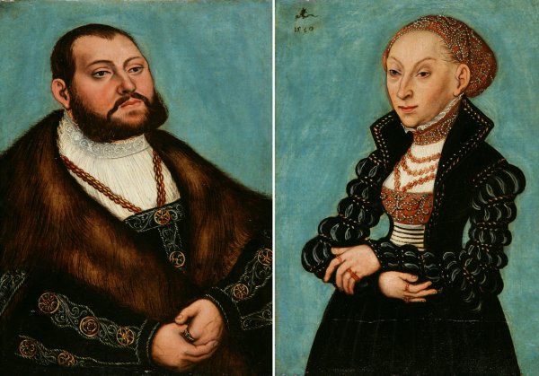 Лукас кранах портрет Иоганна Фридриха