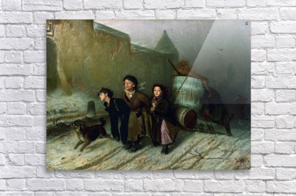 Перов тройка в Третьяковской галерее