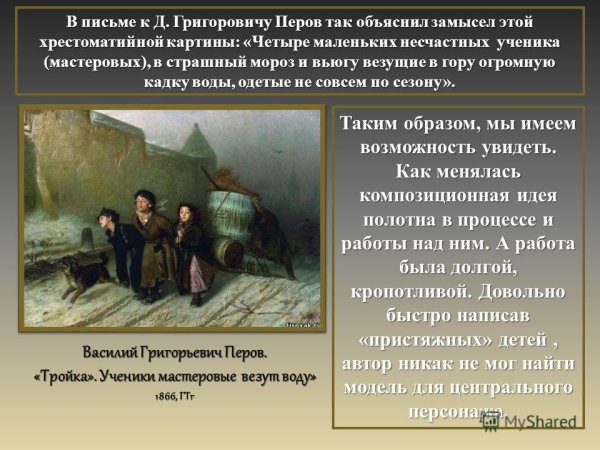 Василий Григорьевич Перов «тройка» 1866