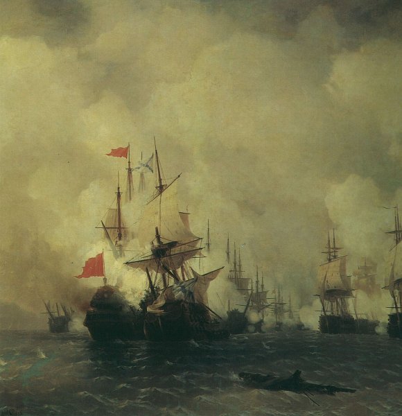 Чесменская битва Морское сражение