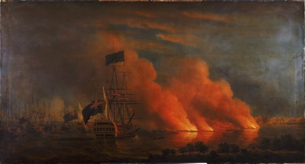 Бой в Хиосском проливе 24 июня 1770 года Айвазовский