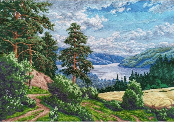 Вышивка крестом Раздолье золотое Руно