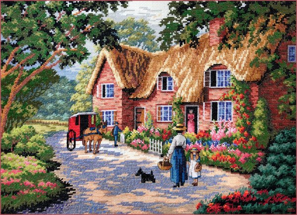 Белоснежка Полуденная прогулка вышивка