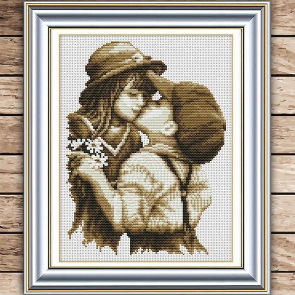 Картина вышитая крестиком