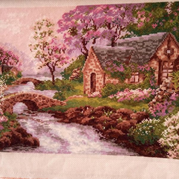 Панна Дикие лошади вышивка