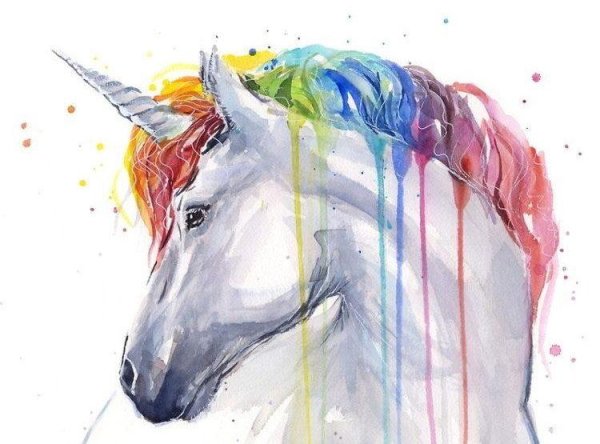 Глаз акварелью