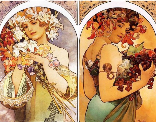 Альфонс Муха лето