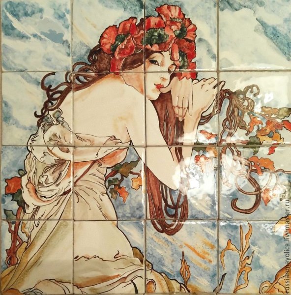 Модерн ар-нуво картины