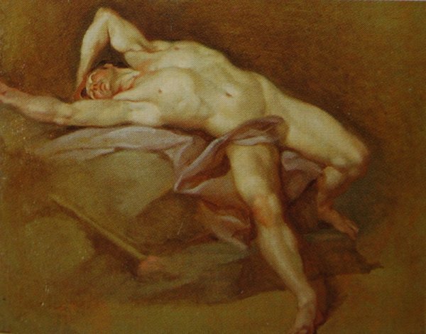 Антон Лосенко натурщик лежащий