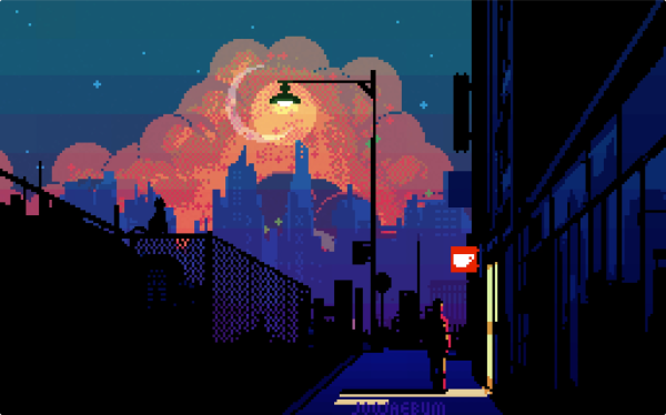 Амонг АС пиксель арт 16 на 16