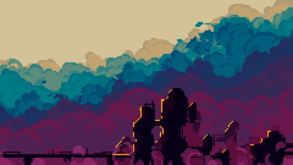 Пиксельные пейзажи