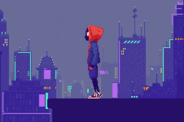 Пиксельный Майлз Моралес