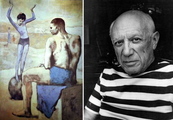 Пабло Пикассо девочка на шаре оригинал