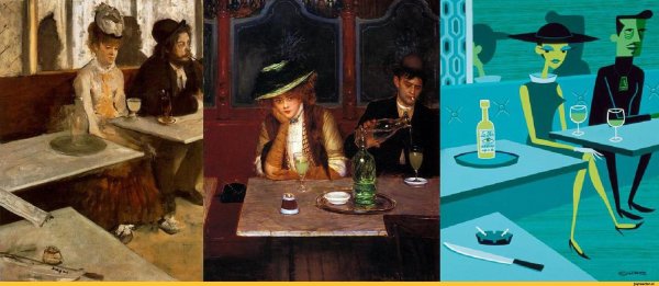 Картина любительница абсента Пабло Пикассо