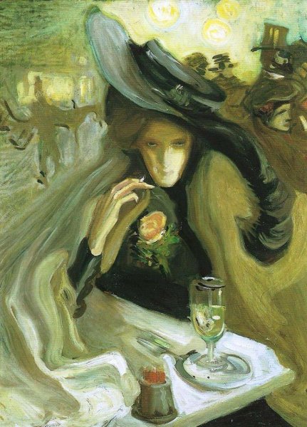 Любительница абсента Пабло Пикассо