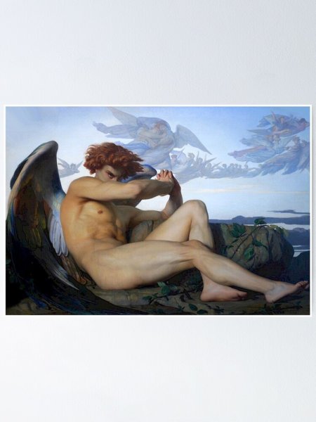 Падший ангел картина Кабанель