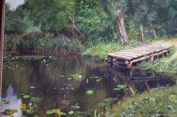 Василий Поленов, «заросший пруд», 1879