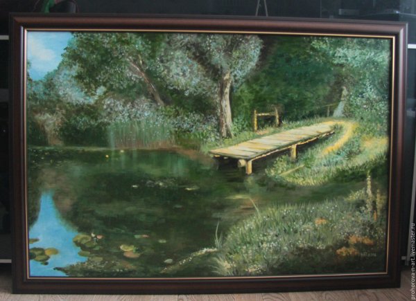 Василий Дмитриевич Поленов заросший пруд