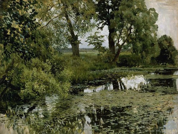 Поленов в.д. заросший пруд, 1879.