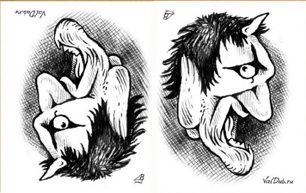 Перевертыши Валентин Дубинин художник