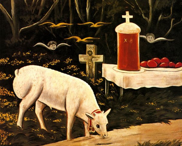 Нико Пиросмани белая корова