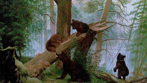 Иван Шишкин картины три медведя