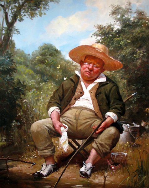 Рыбаки в живописи