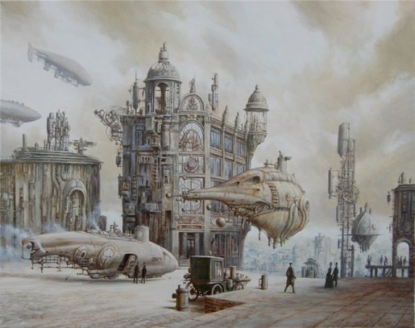 Стимпанк картины Вадима Войтеховича