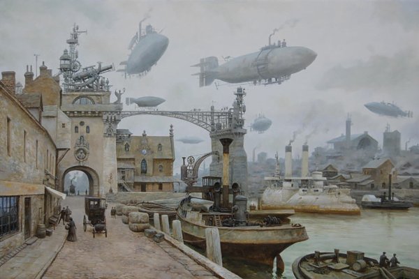 Дирижабль стимпанк Вадим Войтехович