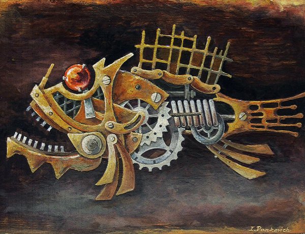 Панно в стиле стимпанк