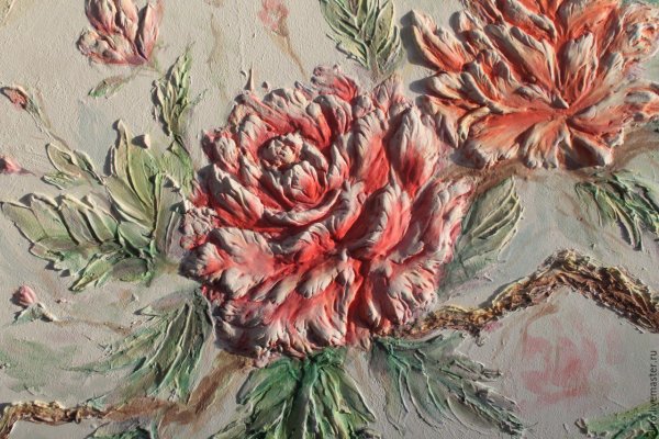 Скульптурная живопись на стене