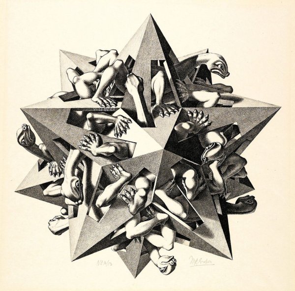 Мауриц Эшер Гравитация