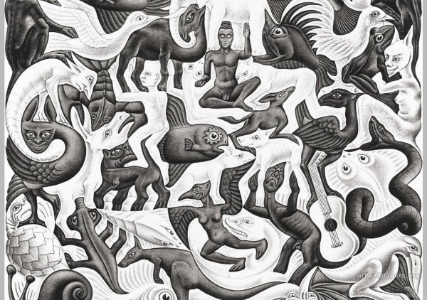 Литографии Маурица Эшера