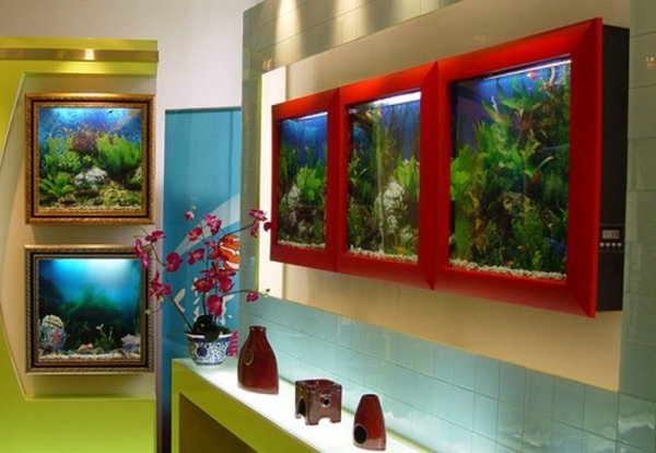 Настенный аквариум