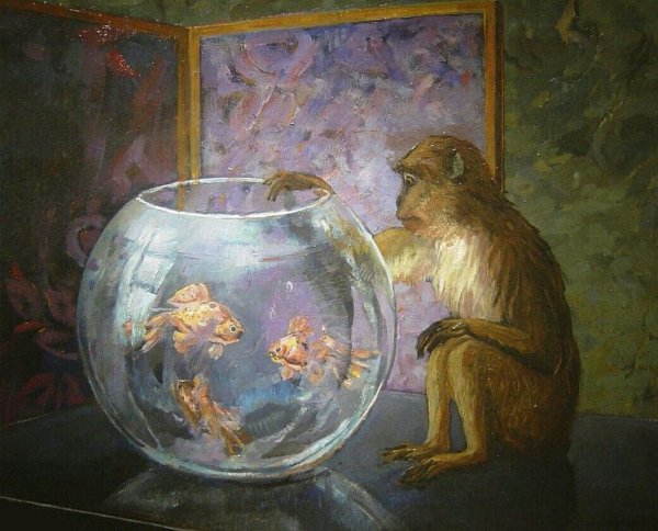 Настенная имитация аквариума