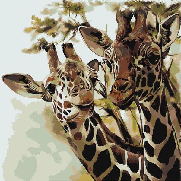 Жирафы в живописи