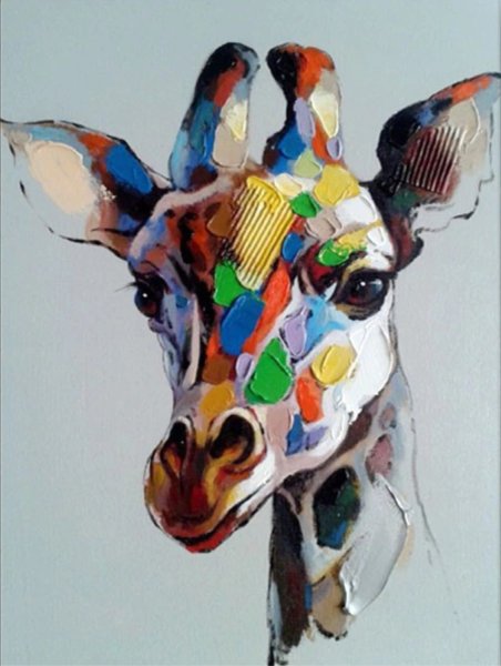 Абстрактная живопись животные