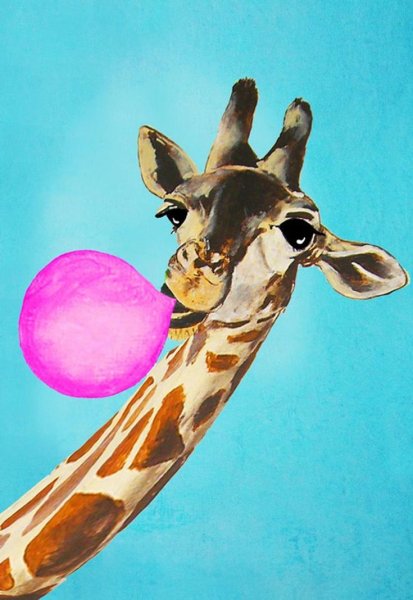Жираф акрилом