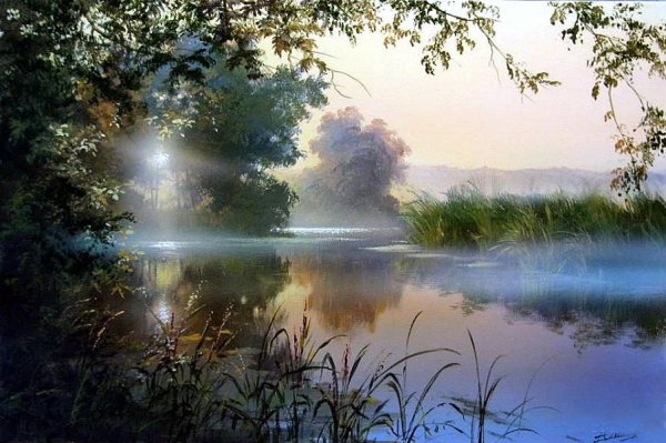 Юшкевич Виктор Викторович лето картины