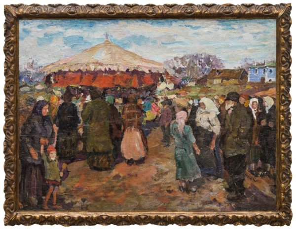 Борис Кустодиев картины Масленица