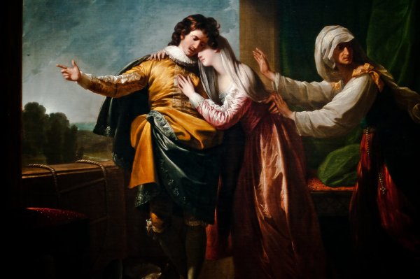 1778, "Ромео и Джульетта", Бенджамин Уэст