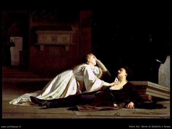 Пьетро рои — «смерть Джульетты и Ромео» (1860)