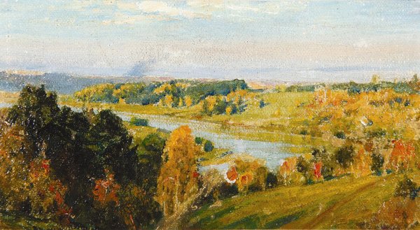 Картина Василия Дмитриевича Поленова Золотая осень