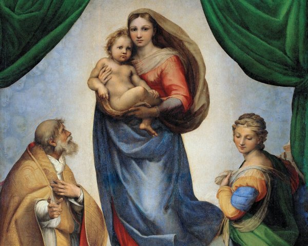 Сикстинская Мадонна Рафаэля Дрезден