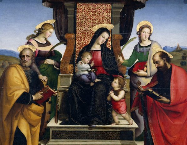 Рафаэль Санти картины