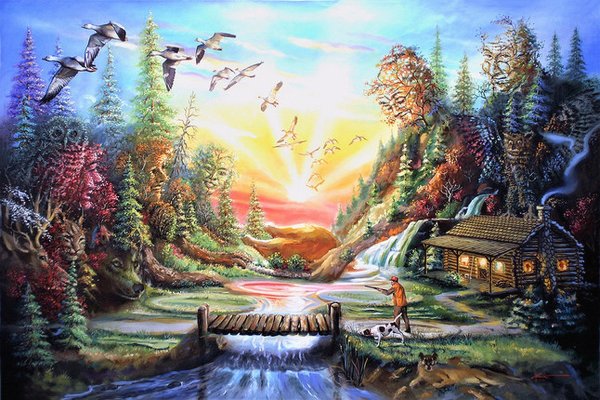 Картины художника Дональда Раста