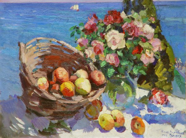 Константин Коровин Пристань в Гурзуфе