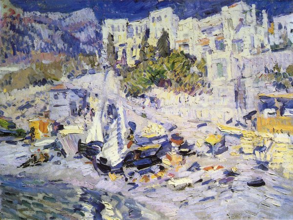 Ялтинский порт. 1909 Коровин